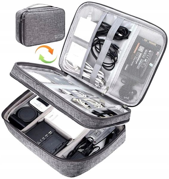 Organizer Torba Podróżna Na Kable Ładowarki Etui zdjęcie 4