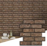 Panele ścienne Commomy 3D z imitacją cegły - 10 szt. 30 cm x 30 cm