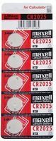 bateria maxell specjalistyczna cr 2025 5szt. 1265