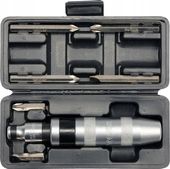 YATO METALOWY WKRĘTAK UDAROWY WYMIENNE KOŃCÓWKI + 6 BITÓW YT-2802 ETUI