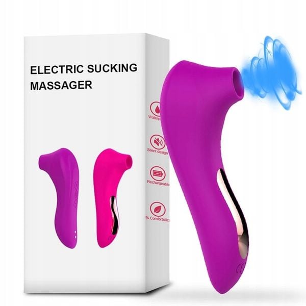 MOCNY SSĄCY ŁECHTACZKĘ MASAŻER ORGAZMOWY USB zdjęcie 6