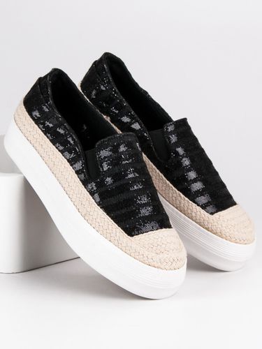 CZARNE TRAMPKI ESPADRYLE Rozmiar - 41 na Arena.pl