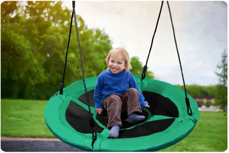 bocianie gniazdo 95cm Swingo - niebieski zdjęcie 6