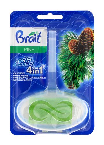 Brait Xtra Power Kostka toaletowa do WC w koszyku -  Pine  40g na Arena.pl