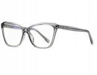 OKULARY ZERÓWKI KOCIE FILTR BLUE LIGHT DO KOMPUTER OCHRONNE DAMSKIE KOCIE +