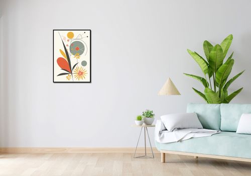 Plakat 50x70cm Geometryczny Ogród na Arena.pl