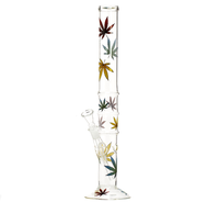 szklane bongo multi leaf 40 cm 14,5 mm
