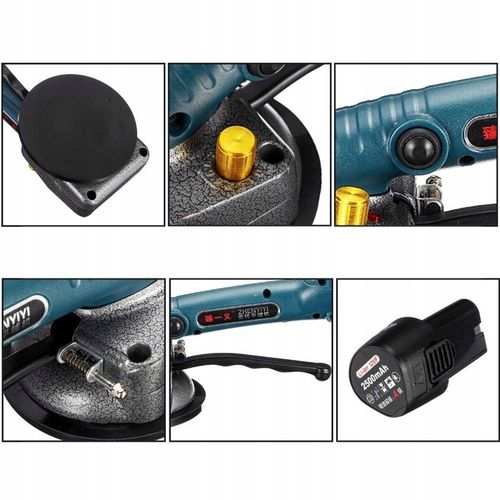 PRZYSSAWKA WIBRUJĄCA DO UKŁADANIA POZIOMOWANIA PŁYTEK GLAZURY WIBRATOR 12V na Arena.pl