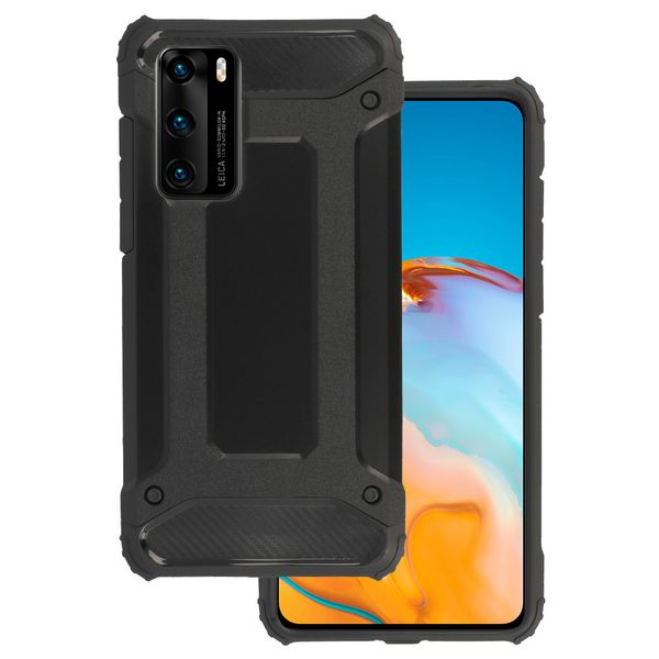 Armor Carbon Case do Huawei P40 Czarny zdjęcie 1