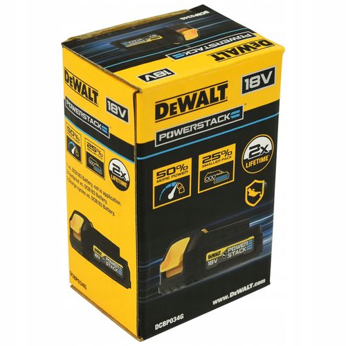 DEWALT AKUMULATOR 18V POWERSTACK 1,7Ah GNF DCBP034G na Arena.pl