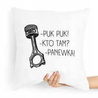 Poduszka Prezent Dla Mechanika Puk Puk Kto Tam? Z Nadrukiem Ze Zdjęciem