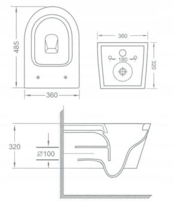 VELDMAN Biała miska WC Rimless TORNADO VILA deska slim premium na Arena.pl