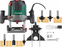 FREZARKA górnowrzecionowa Parkside 1200 W + FREZY duży zestaw
