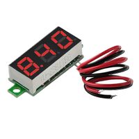 Woltomierz miernik tester czerwony 0.28 cala 2pin 5-30V DC