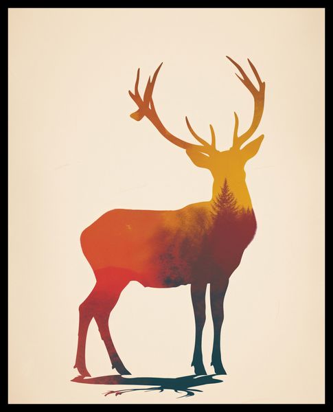 Plakat 40x50cm Światło Leśnego Monarchy zdjęcie 2