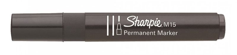 Marker Sharpie Permanent M15 Czarny Ok (12) 2117 zdjęcie 4