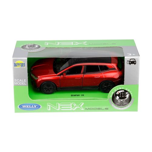 Model 1:34, BMW iX, czerwony na Arena.pl