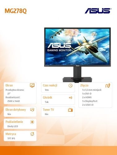 Asus 27" MG278Q na Arena.pl