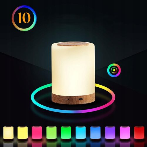 LAMPKA NOCNA LED, DOTYKOWA, ŚCIEMNIANA, LAMPA STOŁOWA LED, LAMPKA na Arena.pl