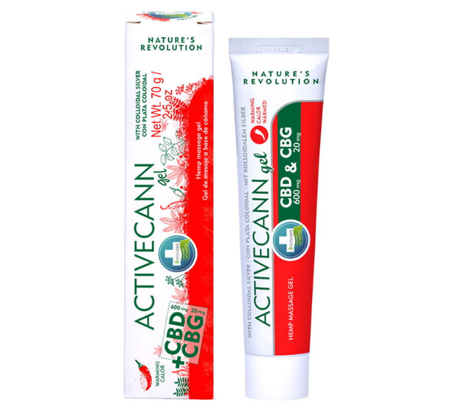 Rozgrzewający żel konopny ActiveCann CBD + CBG - 75 ml zdjęcie 2