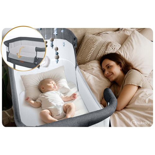 Łóżeczko dziecięce składane turystyczne dostawka Nukido NK-243 na Arena.pl