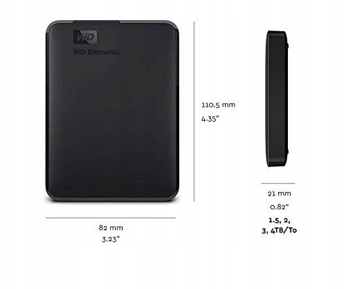 Dysk WD Elements Portable 4TB 2,5" USB 3.2 Gen 1 Black zdjęcie 15