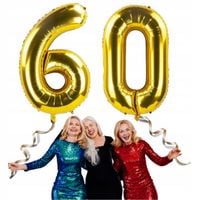 zestaw na 60 urodziny balony 60tka dekoracja balon