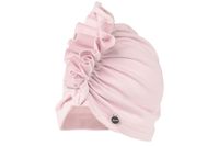 Jamiks VINTAGE PINK turban dla dziewczynki dresówka pudrowy róż 48-50