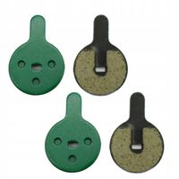 4x Metaliczne Klocki Hamulcowe do KuKirin G2 PRO / G2 MAX / Kugoo G2 PRO