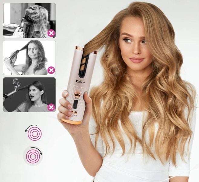 LOKÓWKA DO WŁOSÓW AUTOMATYCZNA CERAMICZNA LCD CURL zdjęcie 2