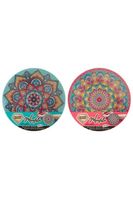 Artystyczne Kreacje - Różowa Mandala 30cm: Twórz, relaksuj się, ozdabiaj