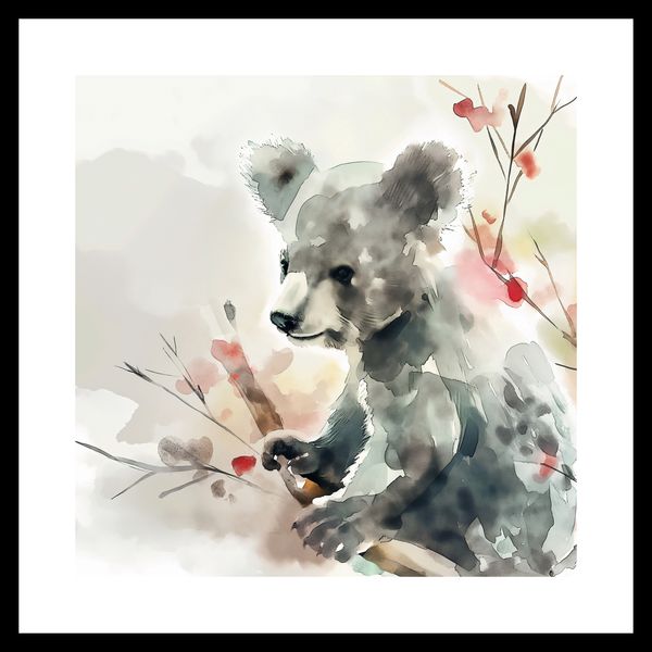 Plakat 40x40cm Akwarelowa Koala zdjęcie 3