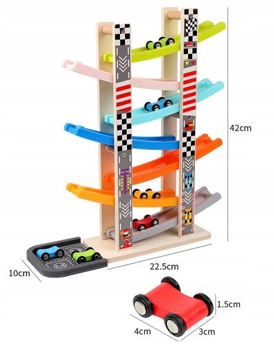 TOR SAMOCHODOWY DUŻY ZJEŻDŻALNIA DLA AUTEK 8szt (W076) na Arena.pl