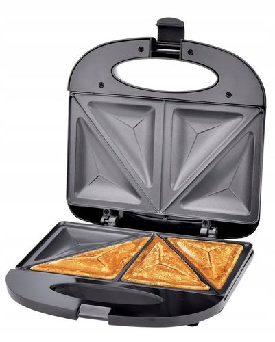 TOSTER OPIEKACZ DO KANAPEK TOSTÓW SANDWICH 1000W NIEPRZYWIERAJĄCA na Arena.pl