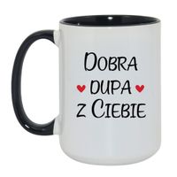 Duży Biało-Czarny 450 ml