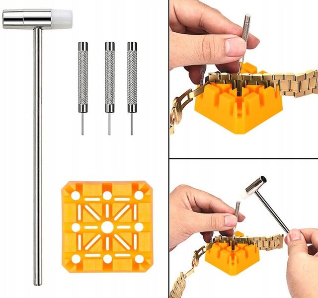 ZESTAW ZEGARMISTRZOWSKI NARZĘDZIA KLUCZ ETUI DO NAPRAWY ZEGARKÓW 162EL zdjęcie 12