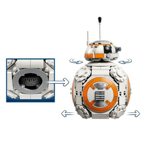 Klocki LEGO STAR WARS 75452 Droid astromechaniczny BB-8 na Arena.pl