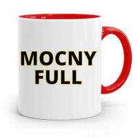 Kubek Czerwony Śmieszny Zabawny Mocny Full Prezent Z Nadrukiem Ze Zdjęciem