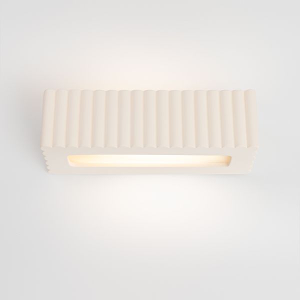 Kinkiet ceramiczny RIGATA biały zdjęcie 6