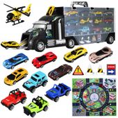 IBaseToy Kids Zestaw zabawek Mały model helikoptera Zestaw samochodowy