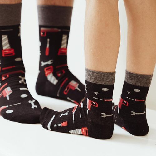 SKARPETY DZIECIĘCE RODZINNE 084 29-31 020 grafitowy/domek na Arena.pl