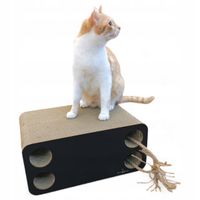 Drapak dla kota  Prostokąt DZIURY | 46x21x30 cm | Mruu&Pruu