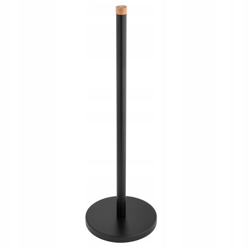 Stojak na papier toaletowy czarny do WC na 4 rolki bambus loft YOKA na Arena.pl