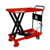 Nożycowy hydrauliczny stół podnośny SHT300XF 300kg hamulec uchwyt peda