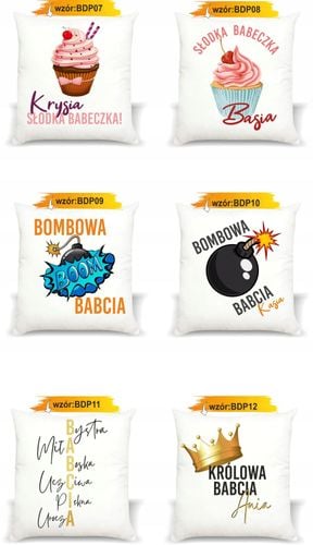 foto PODUSZKA PREZENT Królowa BABCIA imię Babci na Arena.pl