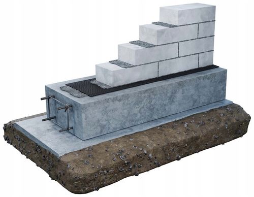 FOLIA FUNDAMENTOWA 1mm IZOLACJA POZIOMA FUNDAMENTÓW MURU EUROVENT 30cm 30m na Arena.pl