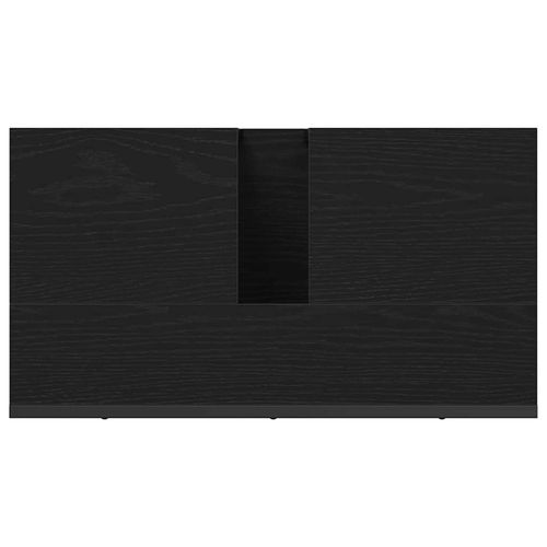 Szafka pod umywalkę z półką Czarny dąb 60 x 30 x 60 cm na Arena.pl