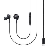 przewodowe słuchawki dokanałowe akg złącze usb-c czarny
