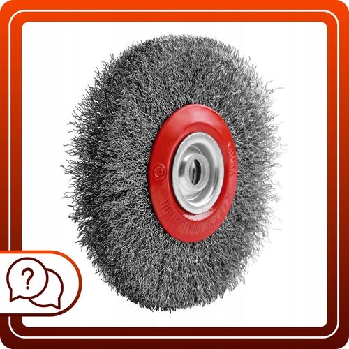 SZCZOTKA DRUCIANA tarczowa do szlifierki stołowej 200 mm Z REDUKCJAMI na Arena.pl