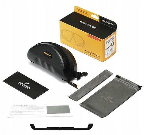 Okulary Rowerowe Polaryzacyjne Sportowe K7 na Rower 5 Szkieł Wymienne Szkła na Arena.pl